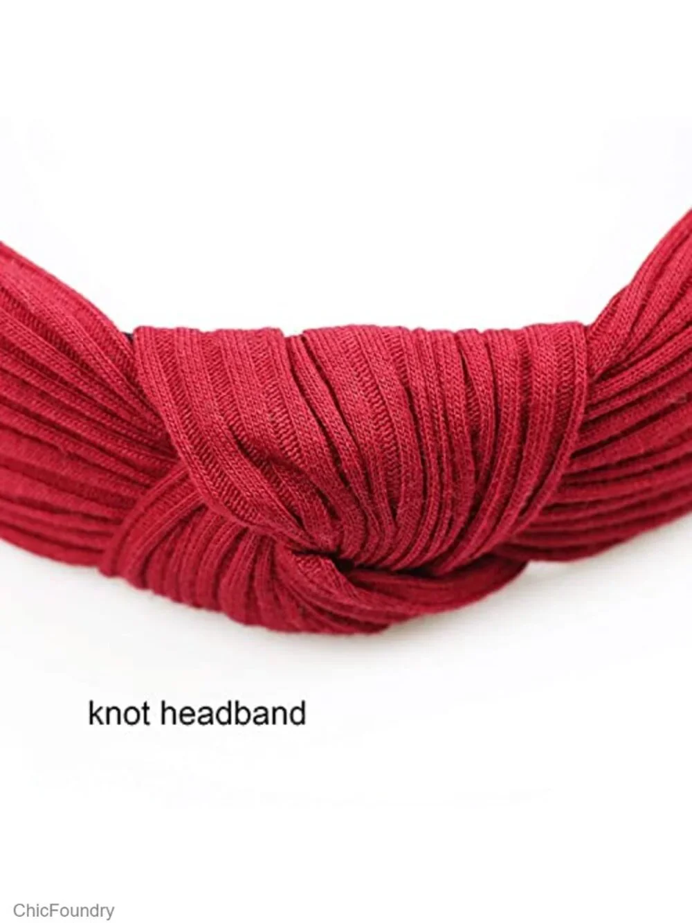8 Pack Knotted Turban Headbands for Women Yoga Exercise (Plastic + Knitted